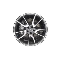 MERCEDES-BENZ E400 wheel rim MACHINED GREY 85543 stock factory oem replacement