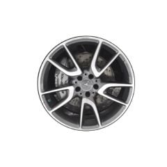 MERCEDES-BENZ E400 wheel rim MACHINED GREY 85544 stock factory oem replacement