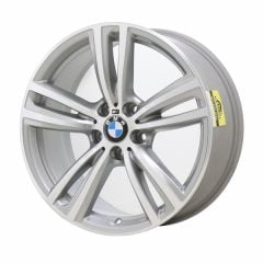 BMW 320i wheel rim MACHINED SILVER 86014 stock factory oem replacement