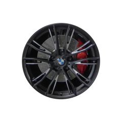 BMW 228i wheel rim MACHINED BLACK 86139 stock factory oem replacement