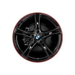 BMW 228i wheel rim GLOSS BLACK 86144 stock factory oem replacement