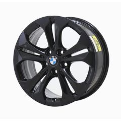 BMW X1 wheel rim GLOSS BLACK 86212 stock factory oem replacement