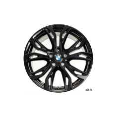 BMW X1 wheel rim GLOSS BLACK 86216 stock factory oem replacement