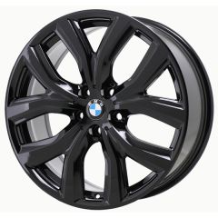 BMW X1 wheel rim GLOSS BLACK 86220 stock factory oem replacement