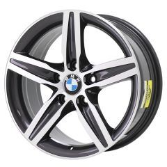 BMW 228i wheel rim MACHINED GREY 86237 stock factory oem replacement
