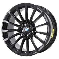 BMW 530i wheel rim GLOSS BLACK 86274 stock factory oem replacement