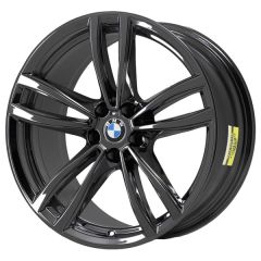 BMW 640i wheel rim PVD BLACK CHROME 86275 stock factory oem replacement