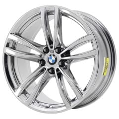 BMW 640i wheel rim PVD BRIGHT CHROME 86275 stock factory oem replacement