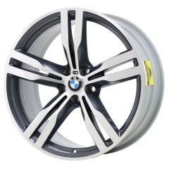 BMW 640i wheel rim MACHINED GREY 86281 stock factory oem replacement