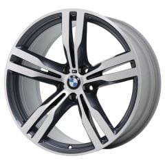 BMW 640i wheel rim MACHINED GREY 86285 stock factory oem replacement