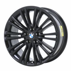 BMW 530e wheel rim GLOSS BLACK 86326 stock factory oem replacement