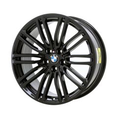 BMW 530e wheel rim GLOSS BLACK 86328 stock factory oem replacement