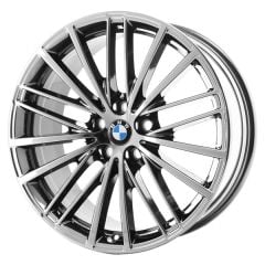 BMW 530e wheel rim PVD BRIGHT CHROME 86331 stock factory oem replacement