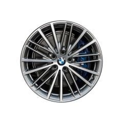 BMW 530e wheel rim MACHINED GREY 86331 stock factory oem replacement