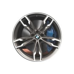 BMW 530e wheel rim MACHINED GREY 86339 stock factory oem replacement
