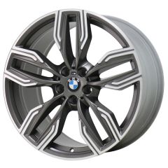 BMW 640i wheel rim MACHINED GREY 86343 stock factory oem replacement