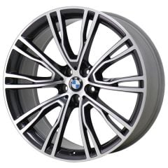 BMW X3 wheel rim MACHINED GREY 86365 stock factory oem replacement