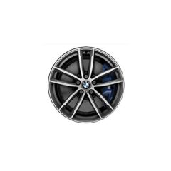 BMW 530e wheel rim MACHINED GREY 86370 stock factory oem replacement