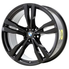 BMW X7 wheel rim GLOSS BLACK 86531 stock factory oem replacement