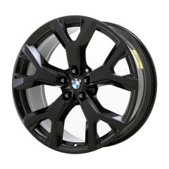 BMW X7 wheel rim GLOSS BLACK 86532 stock factory oem replacement