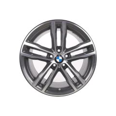 BMW 430i wheel rim MACHINED GREY 86568 stock factory oem replacement