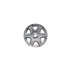 JEEP LIBERTY wheel rim MACHINED LIP SILVER 9037 stock factory oem replacement