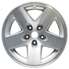 JEEP WRANGLER wheel rim MACHINED SILVER 9047 stock factory oem replacement