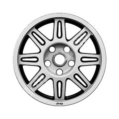 JEEP WRANGLER wheel rim SILVER 9092 stock factory oem replacement