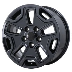 JEEP WRANGLER wheel rim PVD BLACK CHROME 9118 stock factory oem replacement