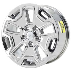 JEEP WRANGLER wheel rim PVD BRIGHT CHROME 9118 stock factory oem replacement