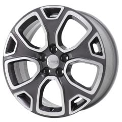 JEEP RENEGADE wheel rim MACHINED GREY 9151 stock factory oem replacement