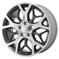 JEEP GRAND CHEROKEE wheel rim POLISHED GREY 9181 stock factory oem replacement