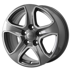 JEEP WRANGLER wheel rim POLISHED GREY 9217 stock factory oem replacement