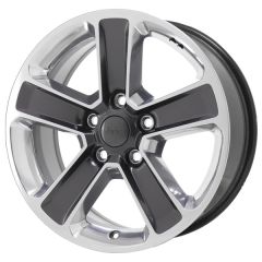 JEEP WRANGLER wheel rim POLISHED GREY 9221 stock factory oem replacement