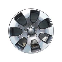 JEEP WRANGLER wheel rim POLISHED GREY 9222 stock factory oem replacement