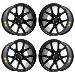 DODGE CHALLENGER wheel rim GLOSS BLACK ALY96742 stock factory oem replacement