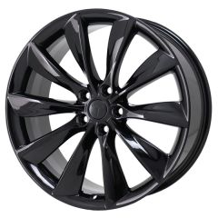 TESLA MODEL S wheel rim GLOSS BLACK ALY97095 stock factory oem replacement