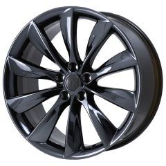 TESLA MODEL S wheel rim PVD BLACK CHROME ALY98727 stock factory oem replacement