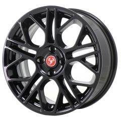 FIAT 500 wheel rim GLOSS BLACK ALY97549 stock factory oem replacement