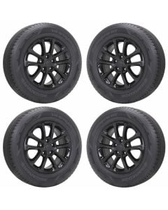 JEEP GRAND CHEROKEE wheel tire packages rims tires stock factory genuine  oem used replacement sets 9136 GLOSS BLACK WTANM-A.9136-BBB-GLOSS-A (MIC  PRE LTX NEW)