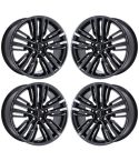 LINCOLN MKC wheel rim PVD BLACK CHROME 10022 stock factory oem replacement