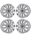 LINCOLN MKZ wheel rim PVD BRIGHT CHROME 10023 stock factory oem replacement