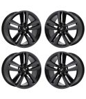 FORD MUSTANG wheel rim PVD BLACK CHROME 10034 stock factory oem replacement