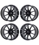 FORD MUSTANG wheel rim PVD BLACK CHROME 10053 stock factory oem replacement