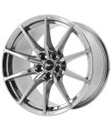FORD MUSTANG wheel rim PVD BRIGHT CHROME 10053 stock factory oem replacement
