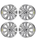 LINCOLN CONTINENTAL wheel rim PVD BRIGHT CHROME 10088 stock factory oem replacement