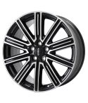 LINCOLN CONTINENTAL wheel rim MACHINED BLACK 10088 stock factory oem replacement
