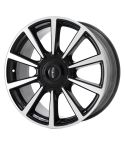 LINCOLN CONTINENTAL wheel rim MACHINED BLACK 10089 stock factory oem replacement