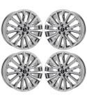 LINCOLN CONTINENTAL wheel rim PVD BRIGHT CHROME 10090 stock factory oem replacement