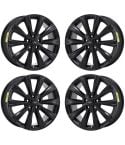 FORD ESCAPE wheel rim SATIN BLACK 10110 stock factory oem replacement